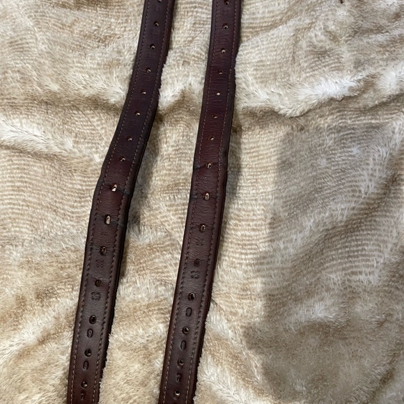 Dover Saddlery Premium Lined Stirrup Leathers in Oakbark brown Gently Used - Picture 3 of 5